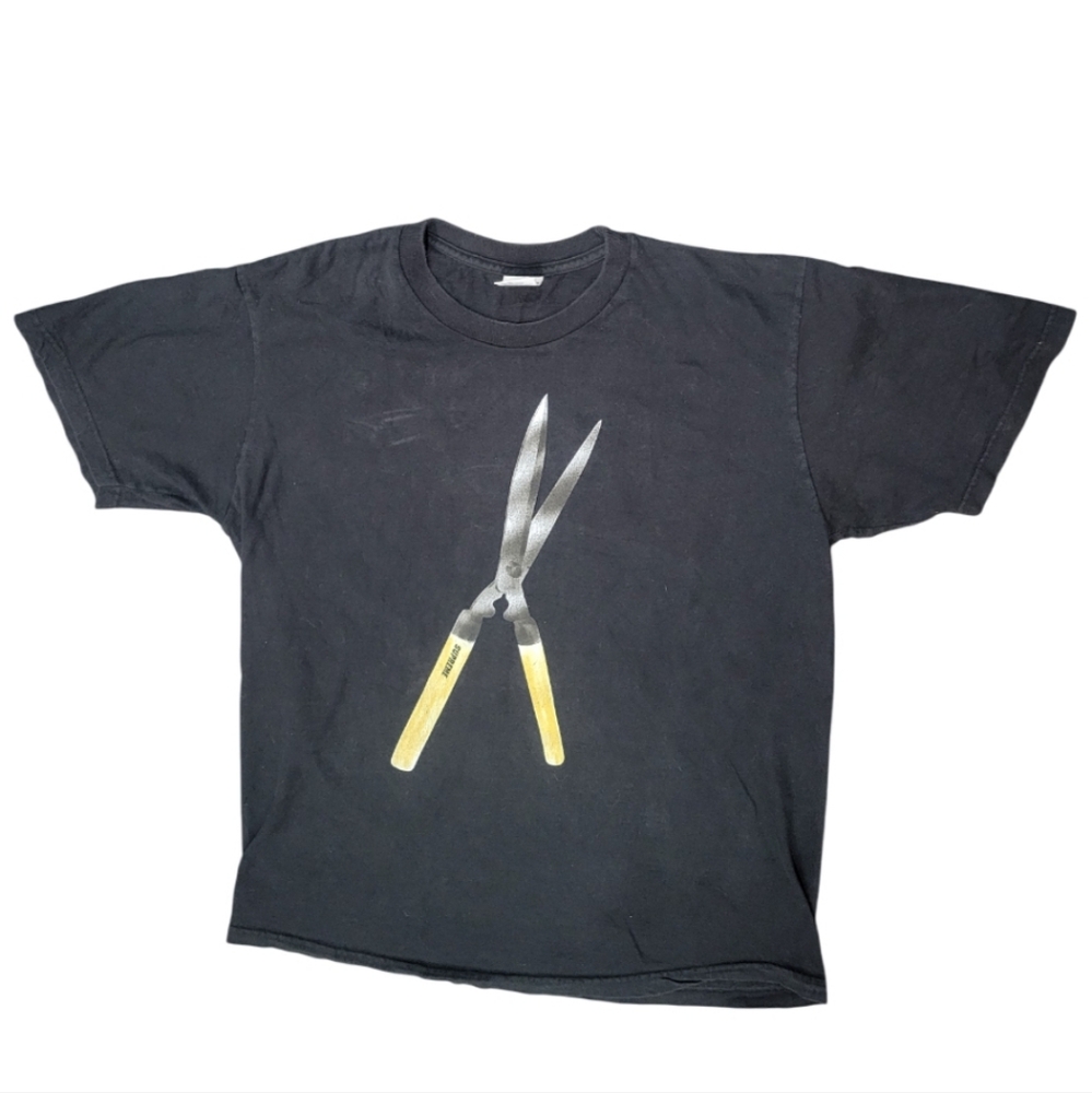 Supreme Men's T-Shirt with Shears Graphic - Size Medium